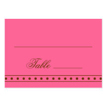 Stephanie Tess Table Cards Business Card Template