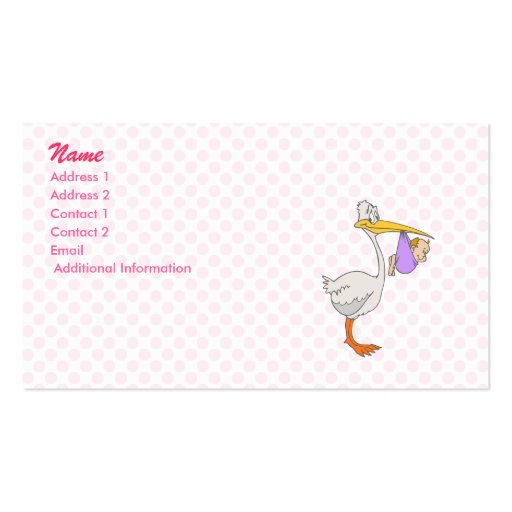 Stephen Stork Business Card Template
