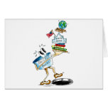 Stepping into Black Hole Greeting Card