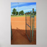 Stepping Up to Homeplate Painting Poster