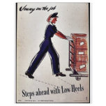 Steps Ahead With Low Heels Flyer Design