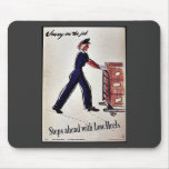 Steps Ahead With Low Heels Mousepad