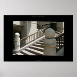 Steps, Nevada Supreme Court building, Carson City Print