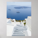 Steps of Santorini Posters