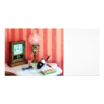 Stereopticon, Lamp and Clock