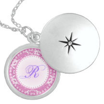 Sterling Silver Monogram Locket template