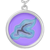 Sterling Silver Necklace-Yoga Energy