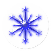 Stern blau star blue aufkleber