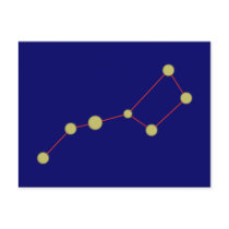 Sternbild Grosser Wagen constellation big dipper Postkarten