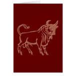 Sternzeichen Stier zodiac sign Taurus Karten
