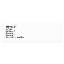 steve981, eri981, Address 2, Contact 1, Contact... Business Card Templates
