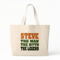 STEVE - the Man, the Myth, the Legend Canvas Bags