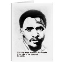 Steven Biko freedom fighter Card