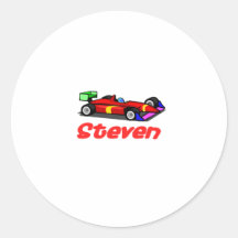 Steven Round Sticker