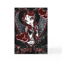 Stevie Angel Heart Valentine Card