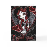 Stevie Angel Heart Valentine Card