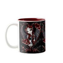 Stevie Angel Heart Valentine's Day Mug