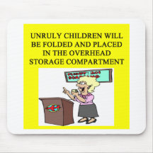 stewardess joke mouse mat