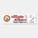 Stewart Alexander 2012 Bumper Sticker #2