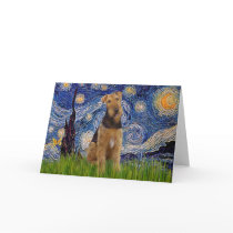 Stgarry Night - Airedale Terrier (#1) Cards