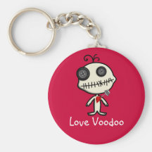 Stick a Pin in Valentine's Day and be Done With It Keychain