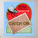 Stick Around Valentine posters