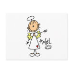 Stick Figure Angel T-shirts and Gifts Post Card