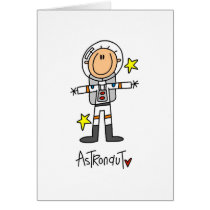 Stick Figure Astronaut T-shirts and Gifts Cards