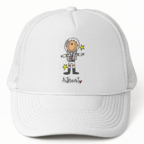 Stick Figure Astronaut T-shirts and Gifts Mesh Hat