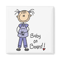 Stick Figure Baby on Board