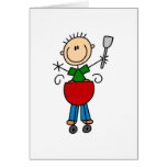 Stick Figure Barbequeing T-shirts and gifts cards
