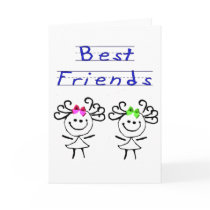 Stick figure best friends