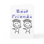 Stick Figure Best Friends Cards