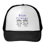 Stick Figure Best Friends Trucker Hats