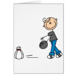 Stick Figure Bowling T-shirts and Gifts Cards