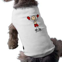 Stick Figure Boxer T-shirts and Gifts Dog T-shirt