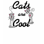 Stick Figure Cats Are Cool Shirt