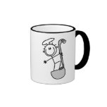 Stick Figure Chef with Ladle Mug