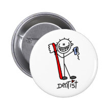 Stick Figure Dentist Pins