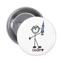 Stick Figure Doctor Buttons