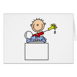 Stick Figure Doing Dishes Tshirts and Gifts cards