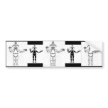Stick Figure Drawing Outline bumper stickers