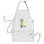 Stick Figure Expecting Baby aprons