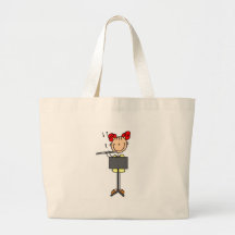 Stick Figure Flute Bag
