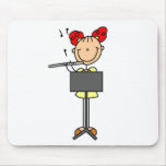 Stick Figure Flute Mousepad