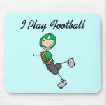 Stick Figure Football - Green Tshirts and Gifts Mousepads