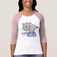 Stick Figure Hippo Tees