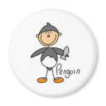 Stick Figure In Penguin Suit Magnet