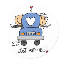 Stick Figure Just Married
