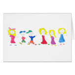 Stick Figure Kids Cards